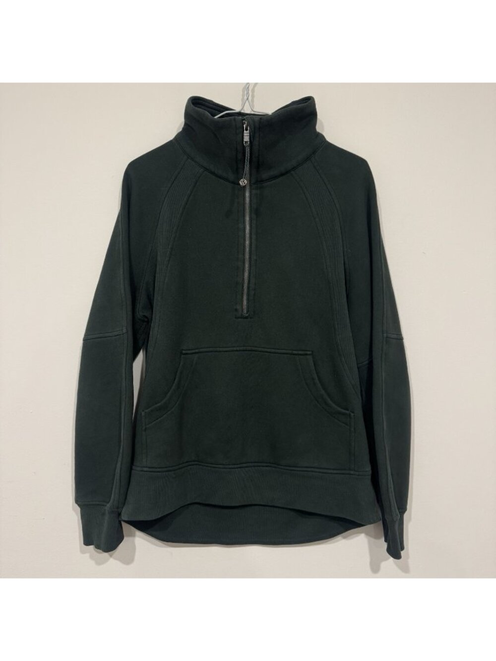 Lululemon Scuba Oversized Funnel-Neck Half Zip *Long Legacy Green Size XS/S